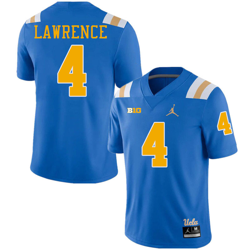 Key Lawrence UCLA Jersey,UCLA Bruins #4 Key Lawrence Jersey Youth College Football Uniforms-Royal